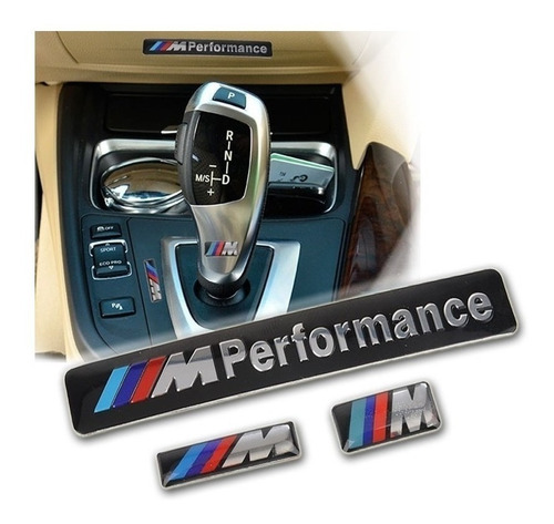 Foto de Set 3 Emblemas Bmw M Performance Interior Exterior