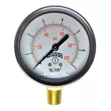 Manómetro 63mm Diam. 0-100psi/0-7kg/cm2 Pem214r3r1 Winters