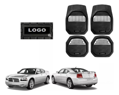 Foto de Tapetes 4pz Bandeja 3d Logo Dodge Charger 2005 - 2009 2010