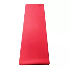 Colchoneta Mat Yoga Pilates Fina Ejercicio Equilibrio Caucho Color Rojo