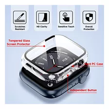 Funda Transparente De 2 Piezas Para Apple Watch Series 8 Y 