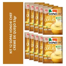 Kit 12 Sopas Vono Chef Creme De Queijo 53gr