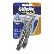 Rastrillos Desechables Gillette Prestobarba3 Regular 2 Rastrillos