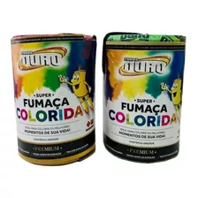 Fumaça Colorida Grande - Torcedor Futebol Foto