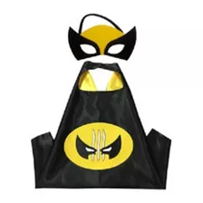 Capa+mascara Infantil Personagem Wolverine