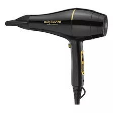 Secador De Pelo Babylisspro Nano Titanio Black Gold 2000w Color Negro