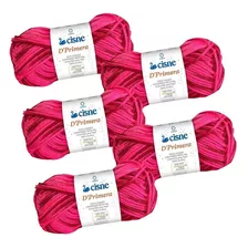 Kit 5 Novelos Lã Cisne 40g | Crochê Tricô | Multicolor Cor 00899