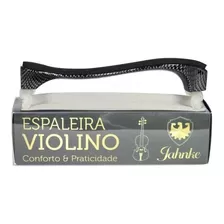 Espaleira Para Violino 3/4 4/4 Preto Brilho Premium Jahnke 