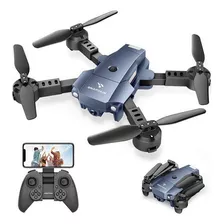 Snaptain A10 Mini Drone Plegable Con Cámara Hd 1080p Fpv Wif Color Azul Petróleo