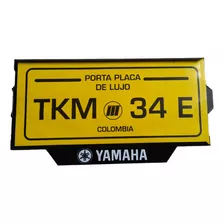 Porta Placa Metálico Yamaha , Mt, Fz , N-max, Xtz, R15, Bwis