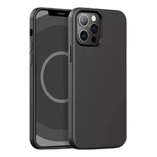 Estuche Magnético En Cuero Carga Inalámbrica Para iPhone 