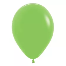 Balão N°10=25cm Sempertex R10 Verde Lima 50 Unidades