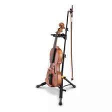 Hercules Ds571bb Soporte Stand Base Para Violín / Viola Color Negro