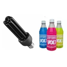 Kit Festa Iluminação 1 Luz Negra + 1tinta Invisível 500 Ml