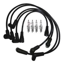 Kit Cables + Bujias Fiat 128 147 Duna Uno Tipo 1.4 1.6