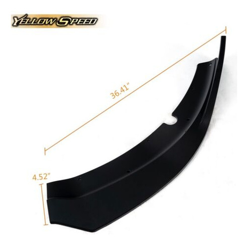 Fit For 15-19 Dodge Charger Srt Front Bumper Lip Spoiler Ccb Foto 4