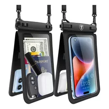 Njjex Bolsa Impermeable Doble Espacio Para Teléfono [2 Unid