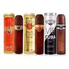 Kit 3 Perfumes Cubas Paris Vip For Men + Royal + Gold 100ml