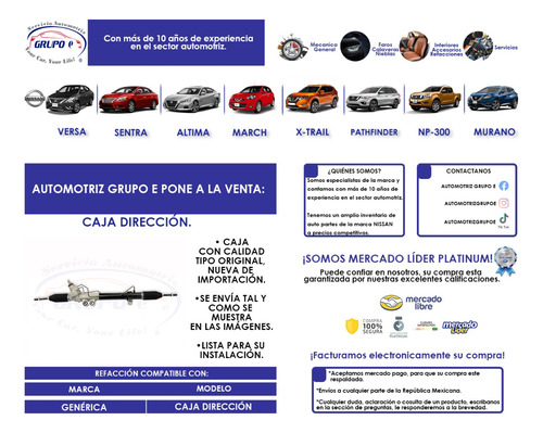 Caja Direccin Hidraulica Nissan Frontier 2021 2022 Nueva Foto 8