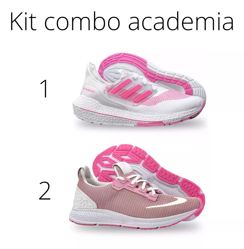 Tênis Para Caminhar Tênis Para Academia Combo Kit Academia