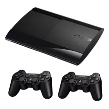 Playstation 3 Super Super Slim Preto 1tb 2 Controles Ps3 Sony 6 Jogos