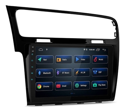 Android 10 Carplay Volkswagen Golf Gti 2015-2017 Gps Radio Foto 2