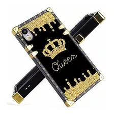 Funda Para Xr Luxury Queen Golden Crown Gold Glitter ...