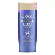Shampoo Matizador Kerasys Advance 200ml Para Rubios Y Canas