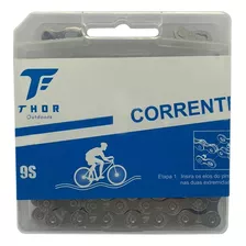 Corrente 9v Para Bike 116 Elos Bicicleta Missing Link Mtb