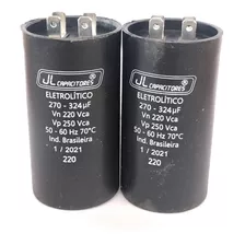 2 Capacitor Eletrolítico 270-324uf 220v Jl