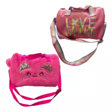 Bolsa Infantil Colorida Corações, Passeio Bolsas Bag