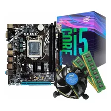 Kit Placa Mãe + Intel Core I5 4º 1150 Ram 8gb Ddr3 + Cooler