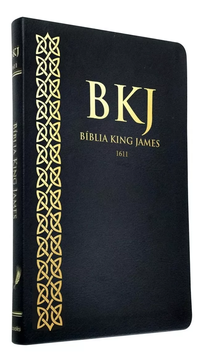Bíblia Slim King James Fiel 1611 Ultra Fina Slim Preta