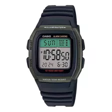 Reloj Casio Iluminator W-96-3avcf, 100% Original Y Nuevo