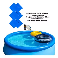 Kit 6 Parches Parchos P/ Aro Piscinas Intex Bestway Ecology