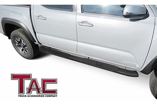 Tac Pasos Laterales Estribos Fit 2005-2020 Toyota Tacoma Dou Foto 3