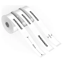 Cinta De Papel Térmico Blanco De 0.55 X 1.96 (14x50m...