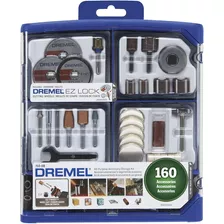 Kit 160 Accesorios Herramientas Rotativas Dremel Ez Lock