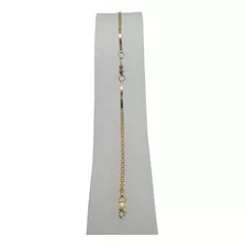 Pulsera De Bolitas Oro 10k Para Mujer Dama 18cm