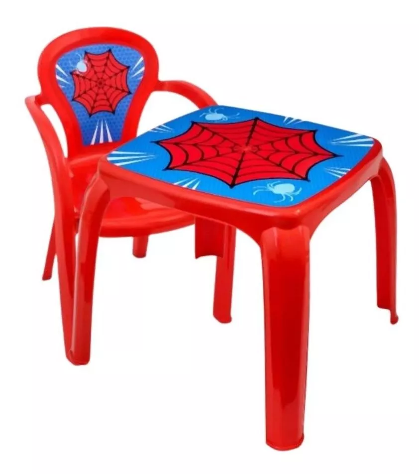 Kit Mesinha Teia Com 1 Cadeira Infantil Usual Utilidades
