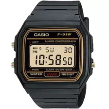 Relógio Casio Masculino F-91wg-9qdf Original Barato