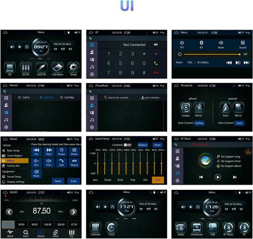 Estreo Para Automvil Podofo Con Carplay Android Auto Radio Foto 8