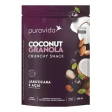 Coconut Granola Jabuticaba, Açaí Zero Açúcar E Glúten -180g
