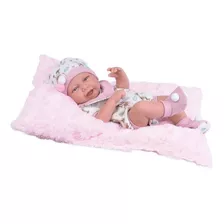 Bebê Reborn Anny Doll Com Babador- Cotiplás