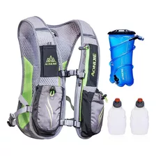 Mochila Senderismo Impermeable Ligera Verde Negra Gris 5.5l