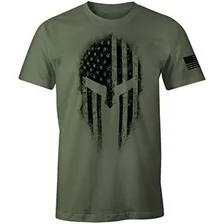 Playera Para Hombre Patriótica De Estados De América Spartan