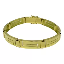 Bracelete Pulseira Escamas Trabalho Egipcio De Ouro 18k750