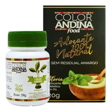 Adoçante Color Andina Stevia Natural S/ Residual Amargo 20g