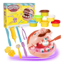 Brinquedo Massinha Dentista Infantil Kit Massa De Modelar