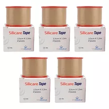 5x Fita De Silicone Adesiva Silicare Tape Rolo 2,5 X 1,5 Mts